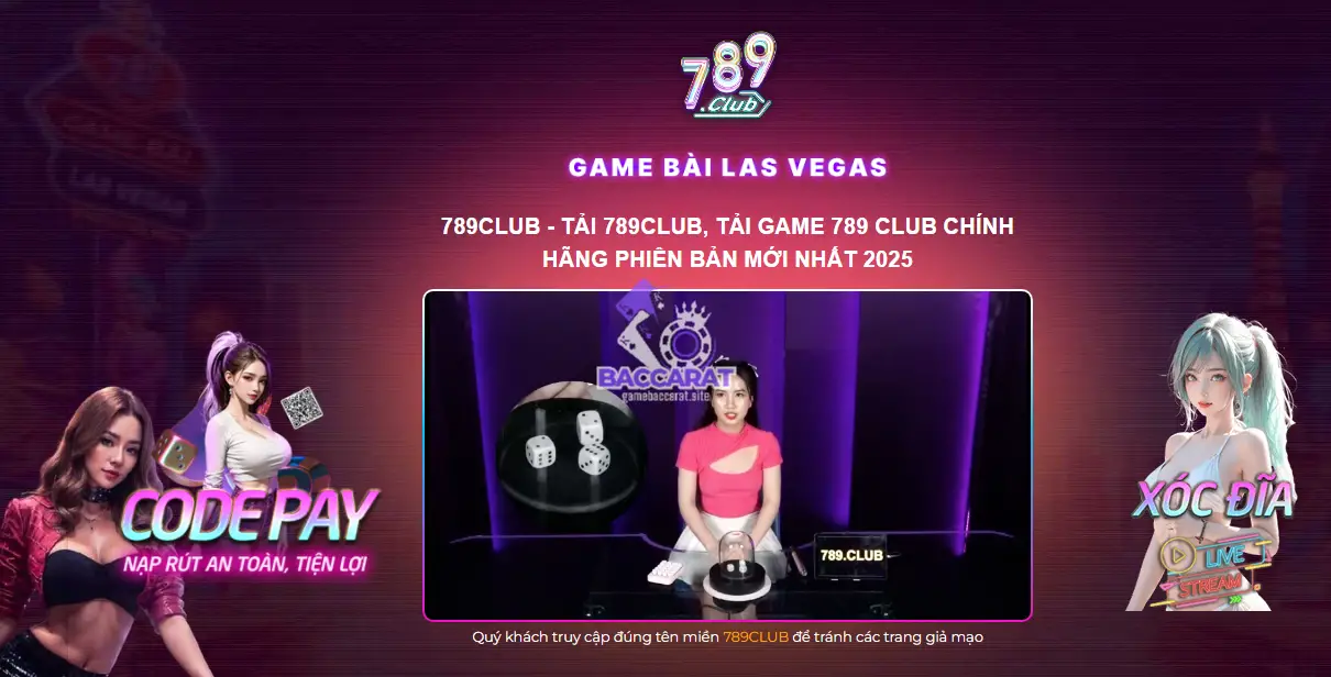 Top 9 Sân Chơi Baccarat Trực Tuyến Đáng Tin Cậy Nhất Năm 2025 4 4. 789 CLUB - Sân Chơi Quốc Tế Với Sự Phát Triển Nhanh Chóng