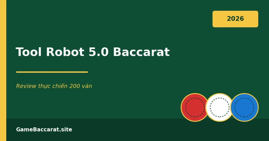 Tool Robot 5.0 Baccarat - review thực chiến 200 ván 2026